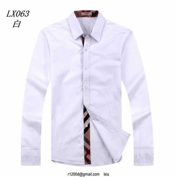 chemise burberry pas cher homme